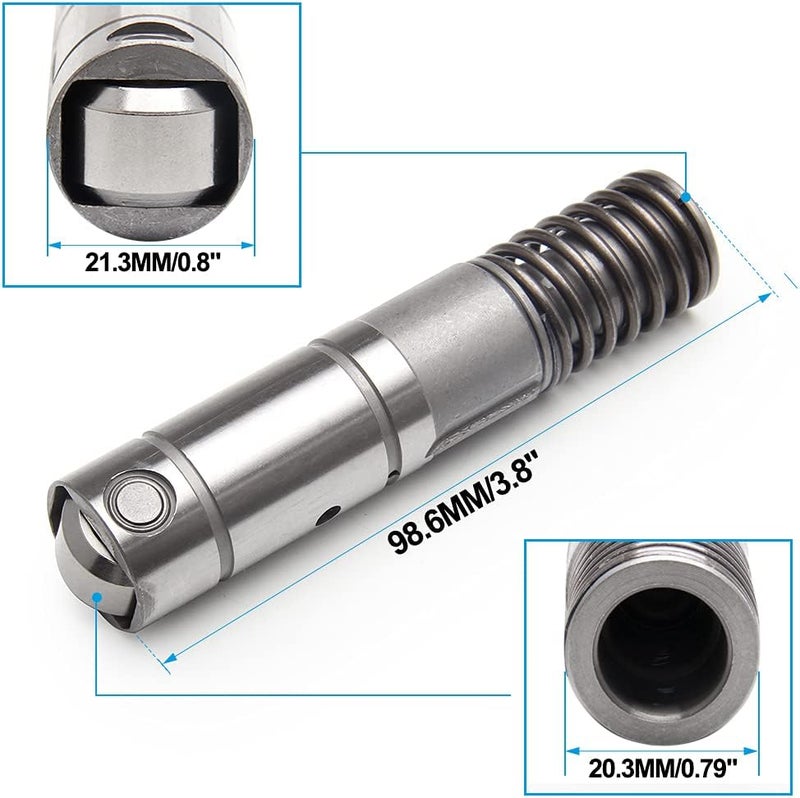 HTRACING 8 Pcs Active Fuel Management AFM Valve Lifters Hydraulic Compatible with Chevy GMC Cadillac Buick Isuzu Saab 5.3L 6.0L 6.2L V8 2005-2018 Replaces 12680871 12645725 12569256 - Image 2